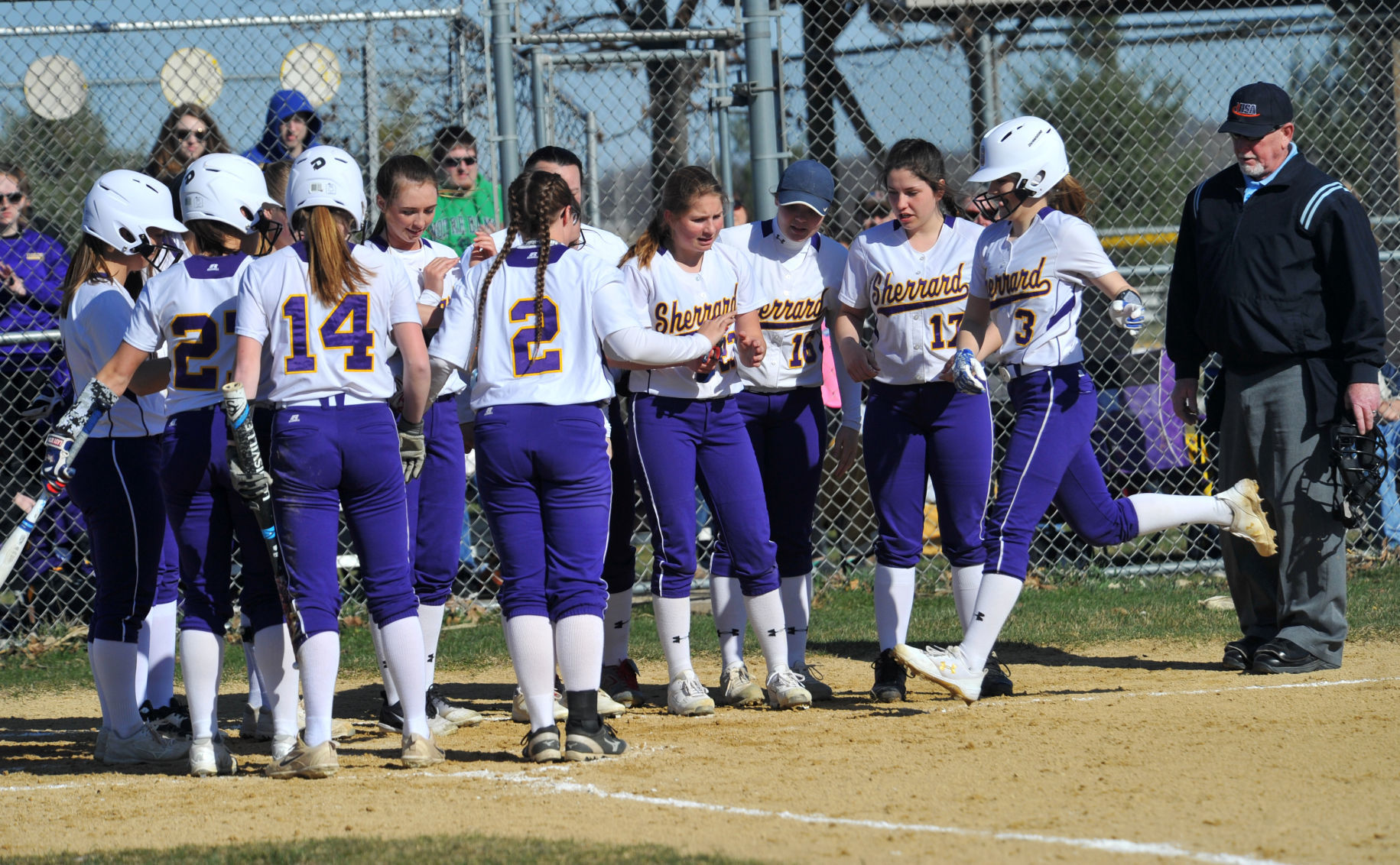 Rockridge at Sherrard girls softball